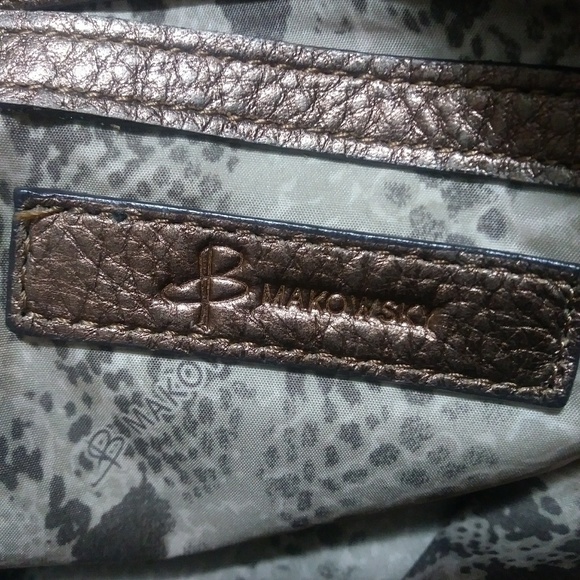 *SOLD!!!* B. Makowsky Leather Handbag - Picture 4 of 7